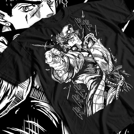 Unisex JoJo's Bizarre Adventure Graphic Print Crew Neck T-Shirt